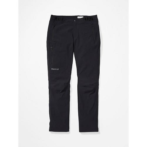 Marmot Softshell Pants Black NZ - Scree Pants Mens NZ5984076